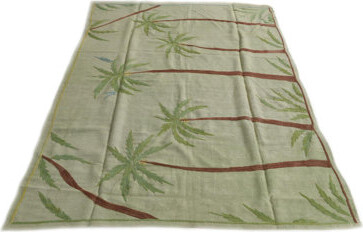 Isabelline Oldfield Light Green Rug