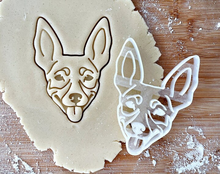 Toy Fox Terrier Cookie Cutter Dog Breed Stamp