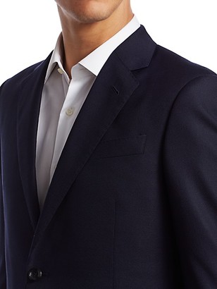 Giorgio Armani Solid Single-Breasted Blazer