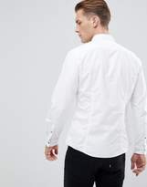 Thumbnail for your product : Esprit Slim Fit Oxford Shirt With Button Down Collar In White
