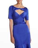 Thumbnail for your product : Theia Veronica High-Low Midi Dress