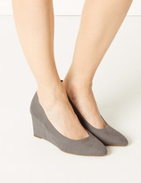 Thumbnail for your product : Marks and Spencer Wedge Court Shoes