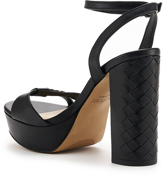 Botkier Petra Leather Ankle-Strap Platform Sandals