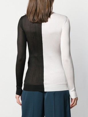 Givenchy Bicolour Knit Sweater