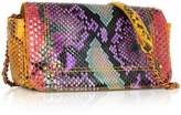 Thumbnail for your product : Jerome Dreyfuss Bob Nirvana Printed Python Leather Shoulder Bag