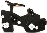 Thumbnail for your product : Boutique Moschino Embellished Platform Sandals