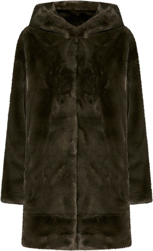 Dkny Faux Fur Coat | ShopStyle