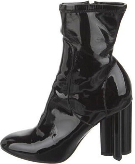Louis Vuitton Patent Leather Printed Sock Boots ShopStyle