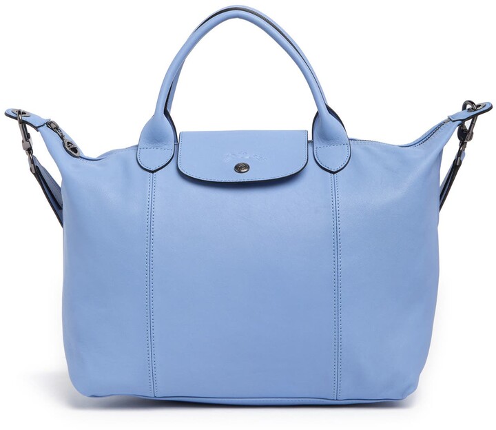 Longchamp Mesh Bag L Le Pliage Filet Sky Blue