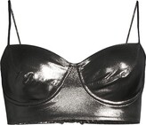 Thumbnail for your product : Norma Kamali Metallic Underwire Bikini Top