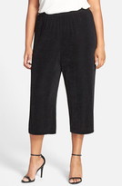 Thumbnail for your product : Vikki Vi High Rise Stretch Knit Crop Pants