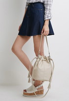 Thumbnail for your product : Forever 21 Faux Leather Bucket Bag