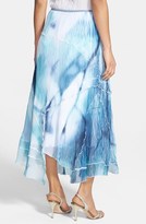 Thumbnail for your product : Komarov Print Handkerchief Hem Maxi Skirt