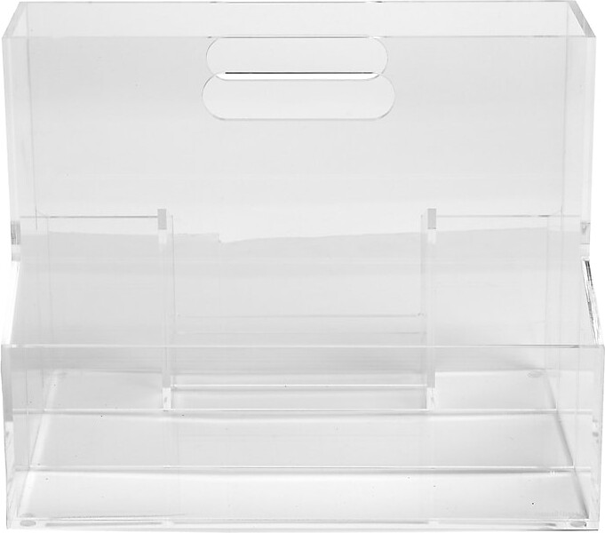 Russell + Hazel Russell+Hazel 5-Compartment Acrylic Mobile Caddy, Clear (93921)
