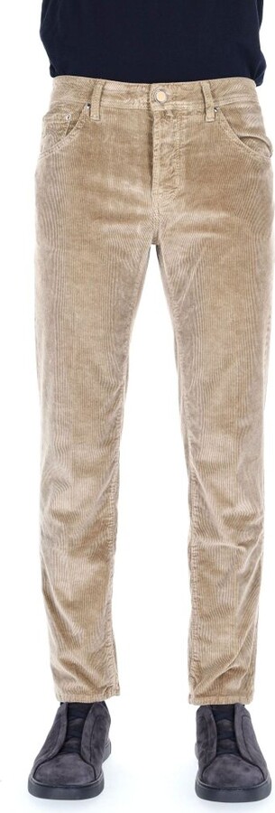 Jacob Cohen Logo Patch Slim-Fit Trousers