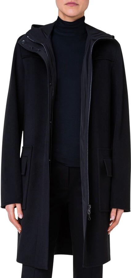 Akris Punto Wool Duffle Coat