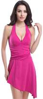 Thumbnail for your product : Tricandide Womens Swimsuit One Piece Skirt Cover Up Swimdress M