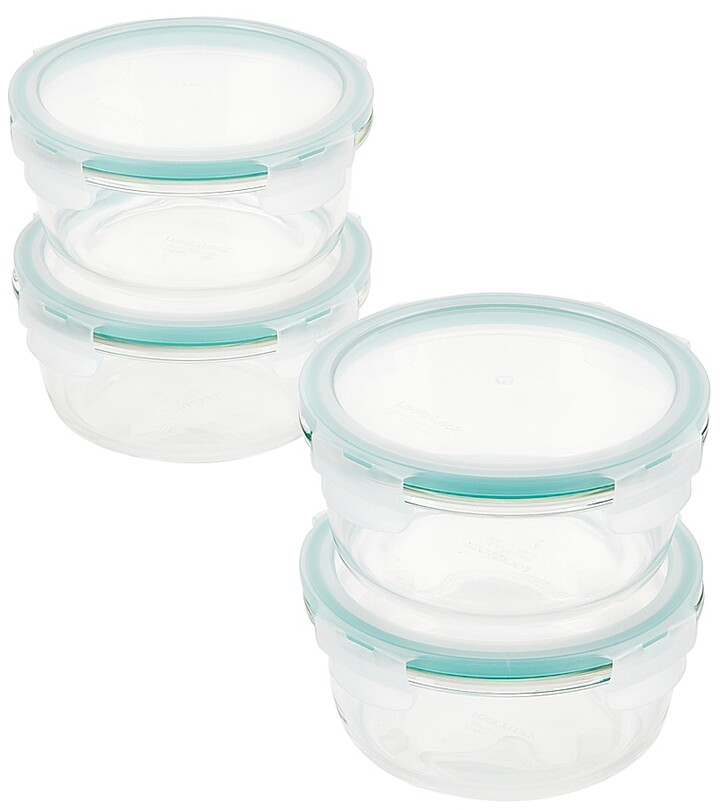 Lock & Lock 8-Piece Everyday Food Storage Set Containers Air Water Tight K48659 