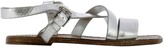 Thumbnail for your product : Silvano Sassetti Leather sandals with ankle strap