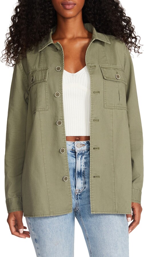 Steve Madden Military Shirt Jacket ShopStyle