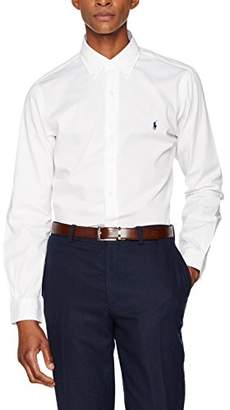Ralph Lauren Men's Ls Slim Fit Bd Ppc SPT Dress Shirt,(Manufacturer Size: 40)