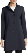 Thumbnail for your product : Cinzia Rocca Button-Front A-Line Jacket, Navy