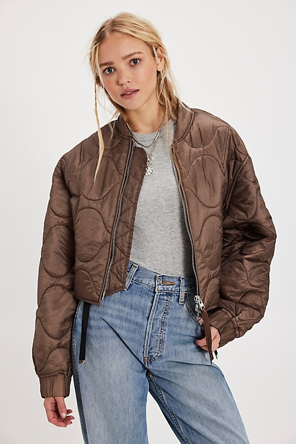 AGOLDE x Shoreditch Ski Club Iona Quilted Jacket