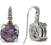 Thumbnail for your product : Stephen Dweck 12mm Faceted Amethyst Drop Earrings