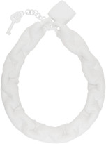 Thumbnail for your product : MM6 MAISON MARGIELA White Choker Chain Necklace
