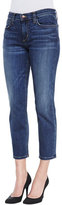 Thumbnail for your product : Joe's Jeans Aubree Slim Straight Crop Jeans, Medium Dark Blue