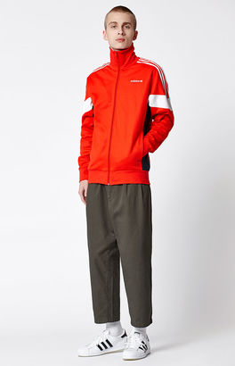 adidas Challenger Red & White Track Jacket