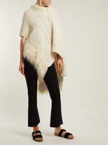 Thumbnail for your product : Simone Rocha Patchwork Wool Blend Cardigan Wrap - Womens - Ivory