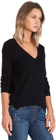 Thumbnail for your product : Autumn Cashmere Carved Hem Sweater