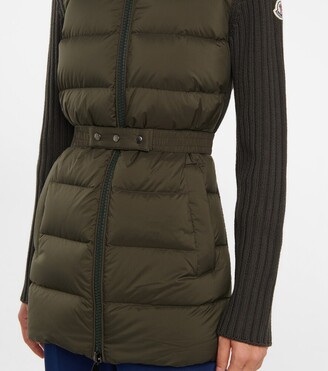 Moncler Quilted down cardigan