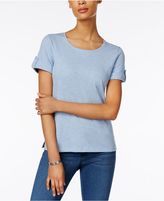 Thumbnail for your product : Karen Scott Cuffed Cotton Active T-Shirt, Created for Macy's