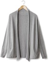 Thumbnail for your product : La Redoute R essentiel Cotton and Cashmere Open Cardigan with Pockets