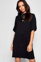 Thumbnail for your product : boohoo High Neck Oversized T-Shirt Dress