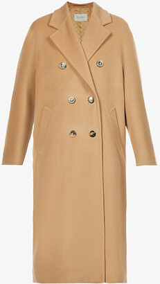 Max Mara Madame double-breasted wool and cashmere-blend coat