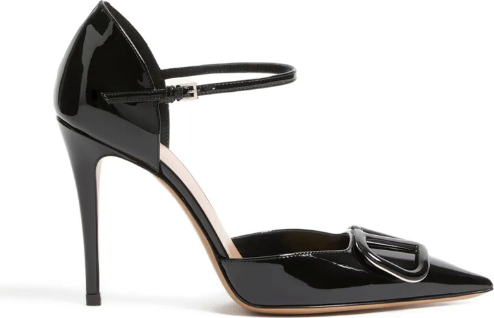 Valentino Garavani Vlogo-detail heeled pumps
