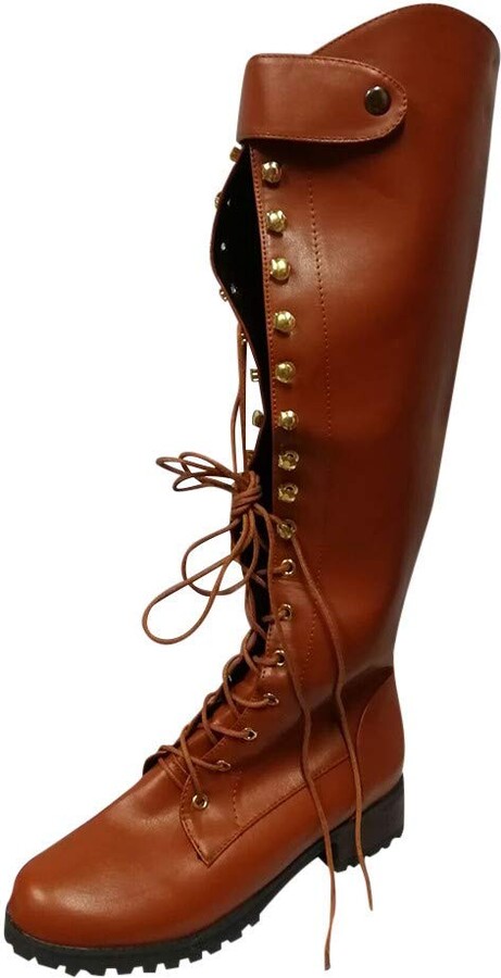 long boots lace up