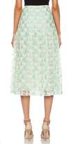 Thumbnail for your product : Christopher Kane Plasma Lace Knit Pleat Skirt in Mint