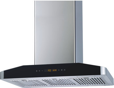 Winflo 36" Elite 500 CFM Convertible Island Range Hood in Stainless Steel
