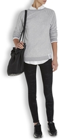Thumbnail for your product : Zoe Karssen Grey quilted cotton blend sweatshirt
