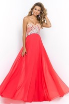 Thumbnail for your product : Blush by Alexia Designs Blush - Strapless Sequined Long Dress 9998