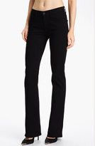Thumbnail for your product : 7 For All Mankind Bootcut Stretch Jeans (Black)