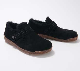 fleece lined mules