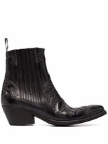 Thumbnail for your product : Sartore Western ankle leather boots