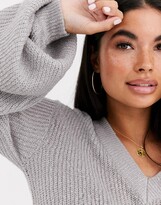 Thumbnail for your product : Brave Soul Petite harrio jumper in grey