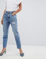Thumbnail for your product : New Look Rome Ripped Mom Jean