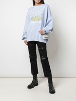 Thumbnail for your product : Amiri Cropped Distressed Jeans